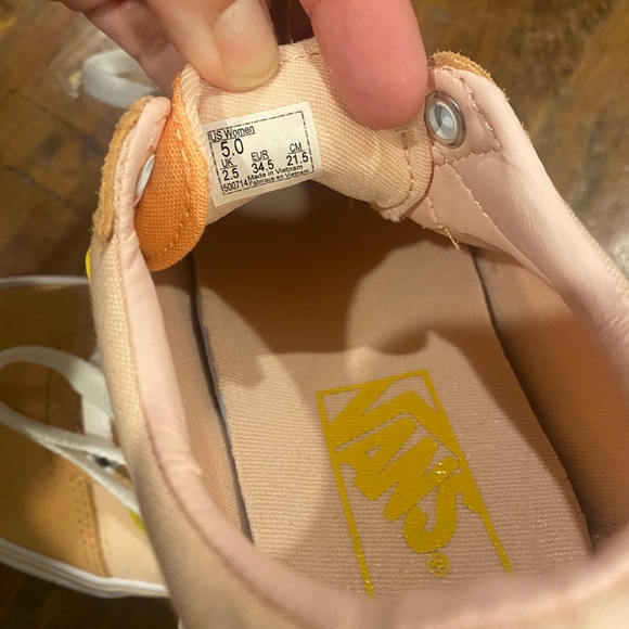 Old Skool Vans peach and yellow - Picture 6 of 6